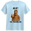 ALF Без проблем Пришелец 80-е Ретро ТВ Шоу Смешная Футболка Футболка Подарок Новая