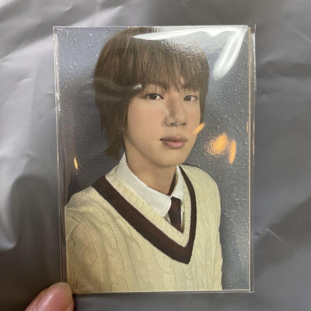 [Б/У] BTS ДЖИН Шерстяной халат (BK_F) + Фотокарта