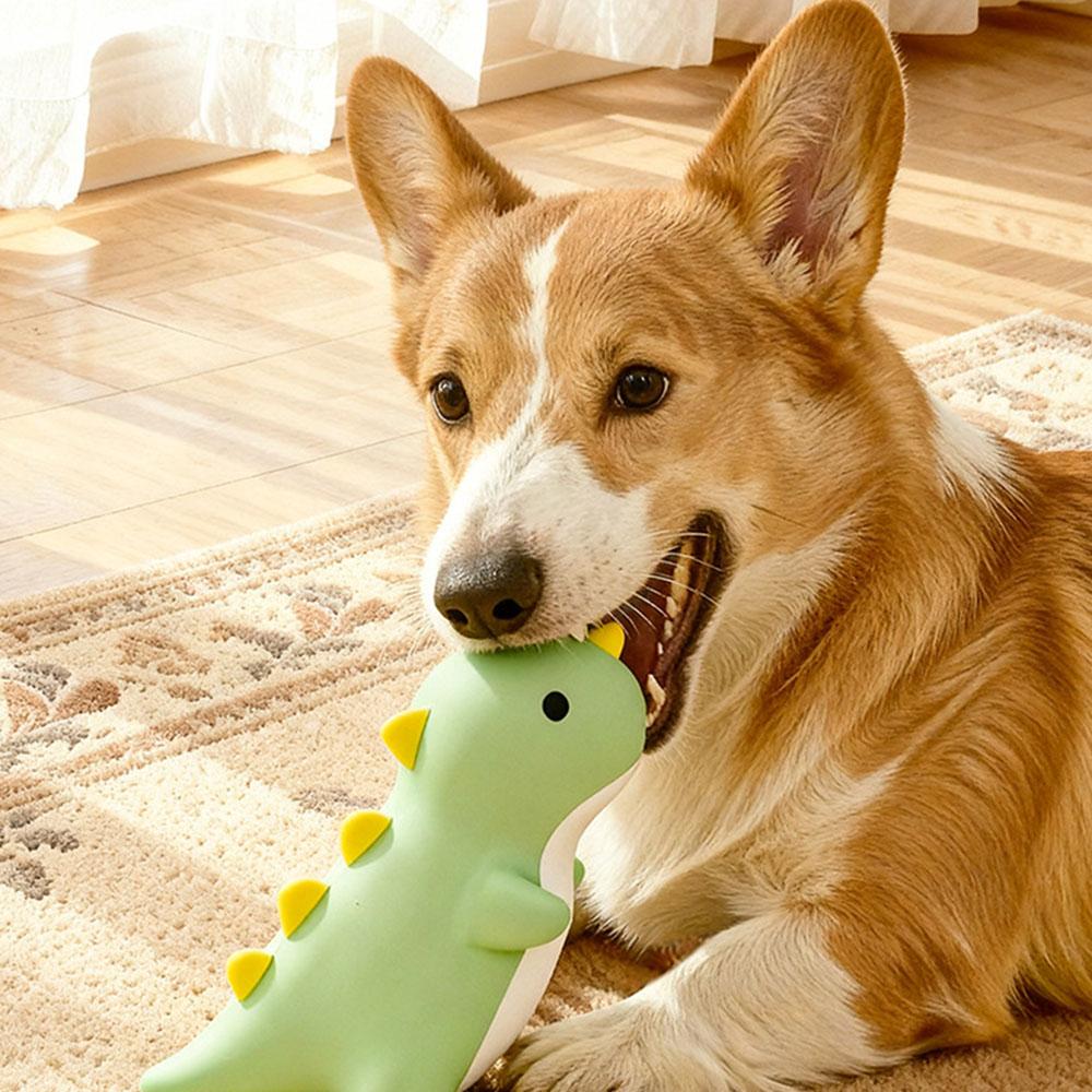 Squeaky Latex Dog Toys - Durable Chew Resistant Pet Toys for Interactive Training, Self-Entertainment & Boredom Relief,