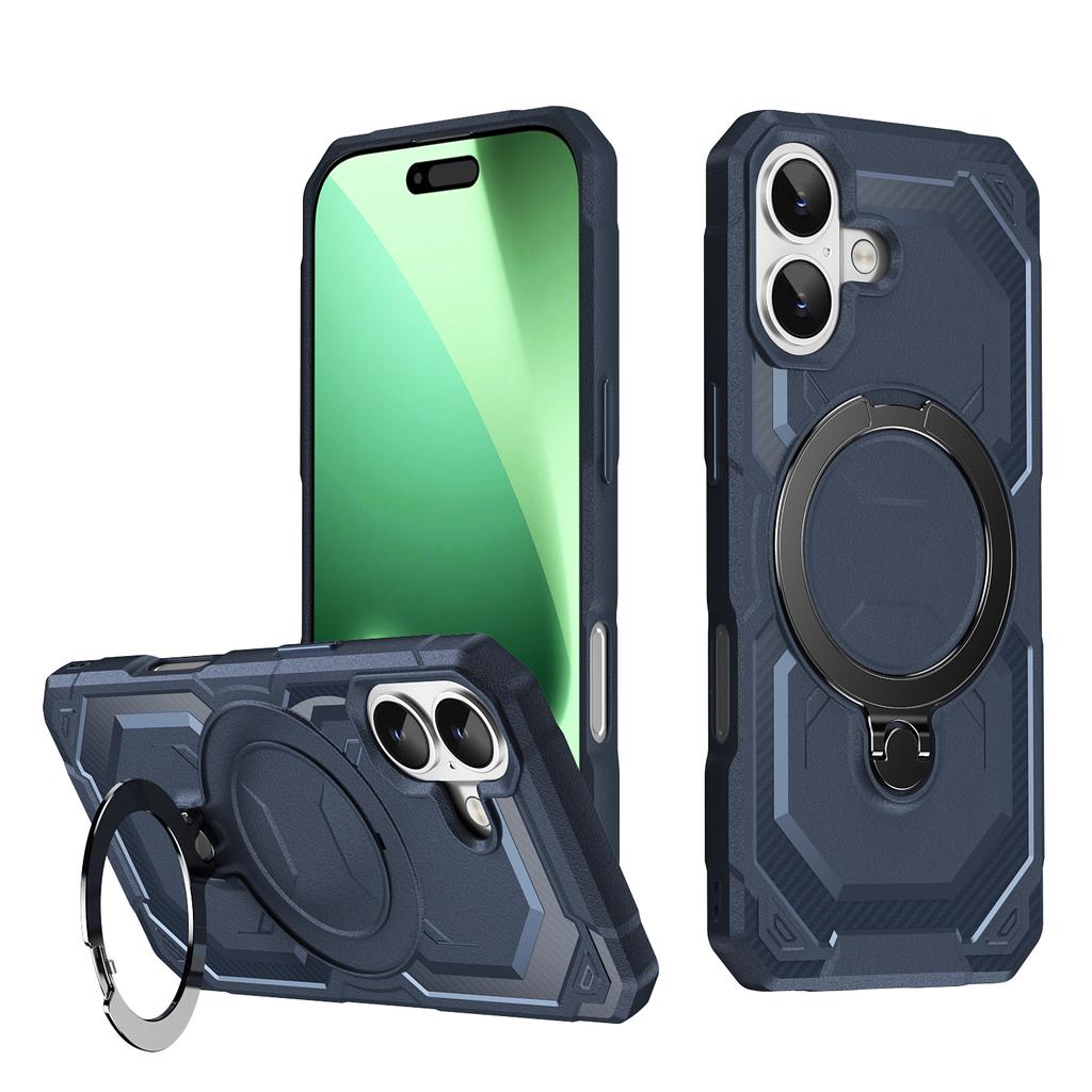 Чехол для iPhone 17, совместимый с MagSafe, подставка, чехол для телефона из ТПУ+ПК