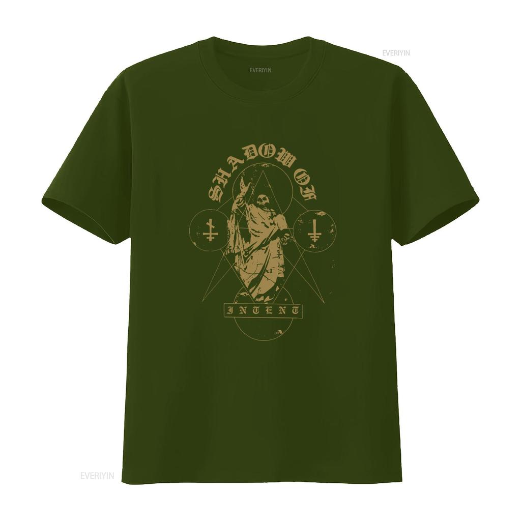 SHADOW OF INTENT Monument Death T Shirt Gothic Design with Symbolic Elements for Bold Fashion Statements vintage Washed