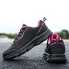 Women's Running Shoes Autumn Shock Absorption Female Sport Shoes Lightweight Casual Shoes Leather Surface Waterproof Low Help