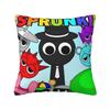 Чехол на подушку Sprunki Incredibox Мягкий наволочка Чехол для подушки Кавайные графические чехлы на подушки Для гостиной Стула