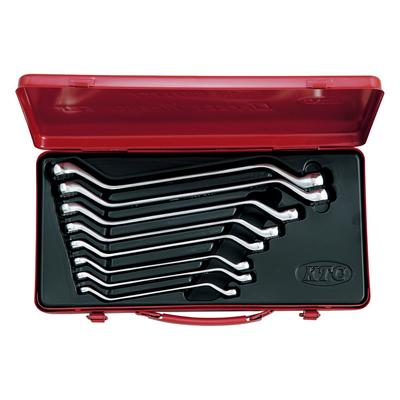 Набор длинных торцевых ключей Kyoto Machinery Tools 45 градусов, 8 предметов M258 (КТК)