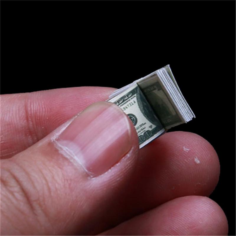 1/12 Scale Coins Dollars Euro Money Scene Accessories Toys For Dollhouse