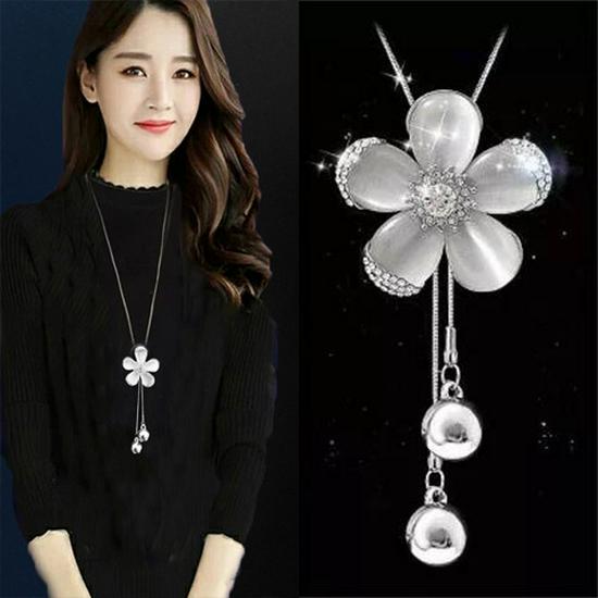 Элегантное ожерелье-цепочка с кисточкой для женщин - Универсальный, высококлассный европейский и американский дизайн для осенне-зимней моды