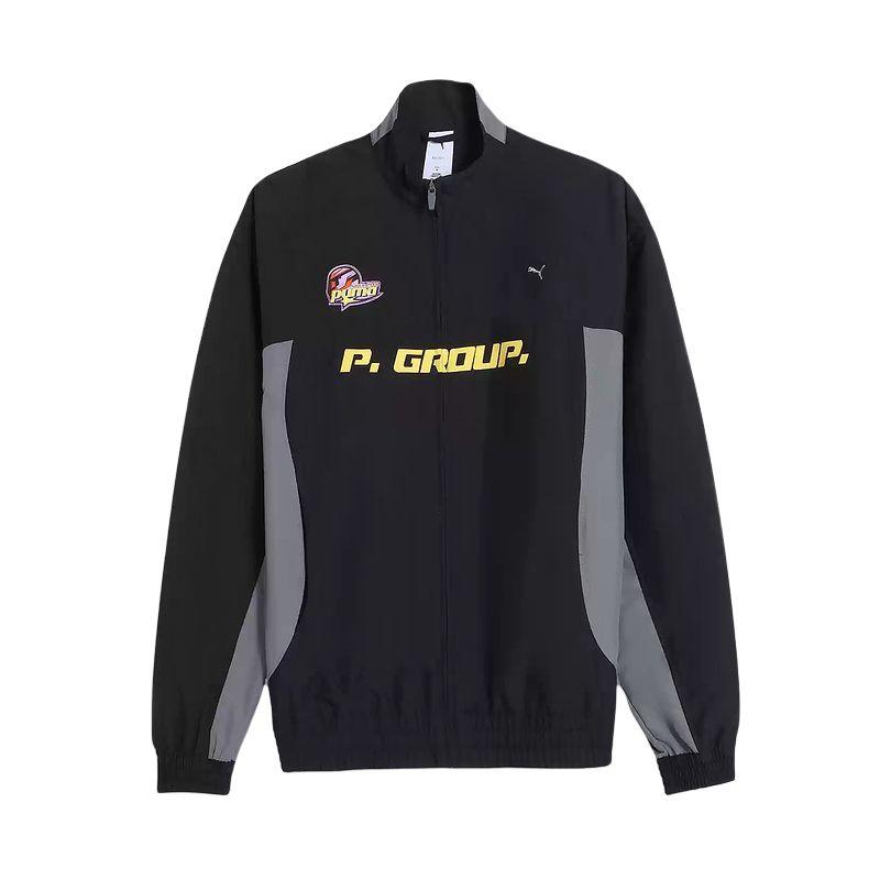 Puma Ss25 Повседневная спортивная куртка свободного кроя со стойкой унисекс черная 631336-01