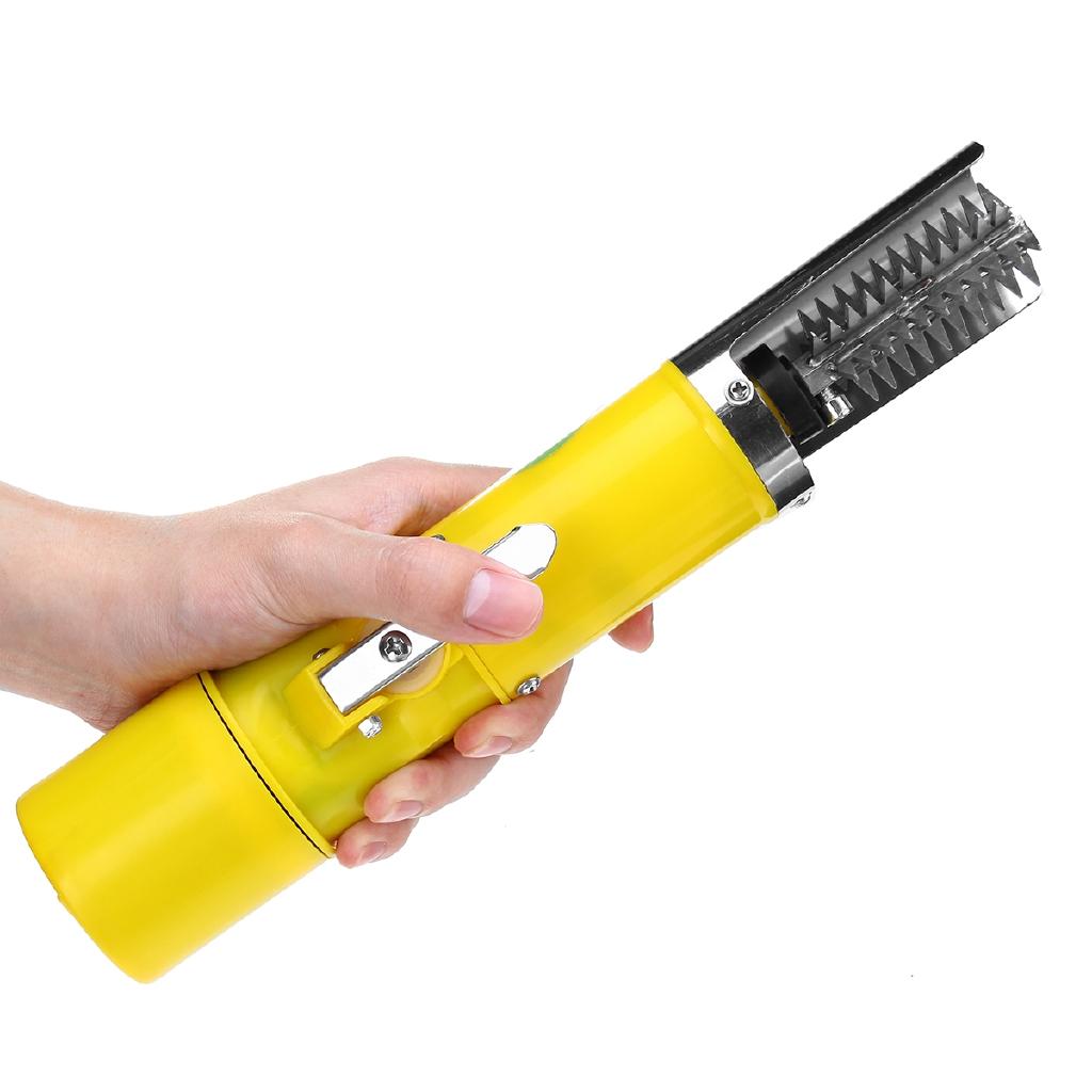 16.8V Электрическая рыбочистка Водонепроницаемая Перезаряжаемая Рыбочистка Очиститель Рыбы Удаляет Очиститель Удаляет Накипь Скребок Инструмент для Морепродуктов 28*5.5см