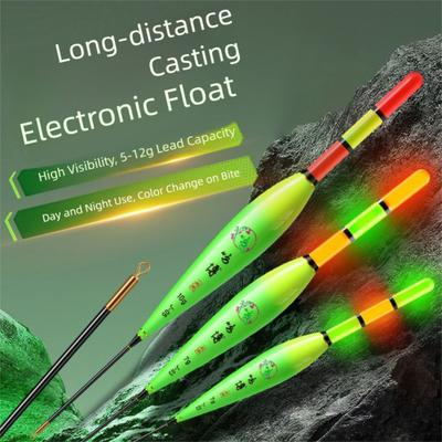 Индикаторный световой поплавок 2 Light Rock Fishing Floats Новый электронный рыболовный поплавок Night Fishing