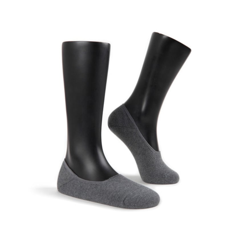 Abiruz Women's Non-Slip Fake Socks Charcoal GK-4