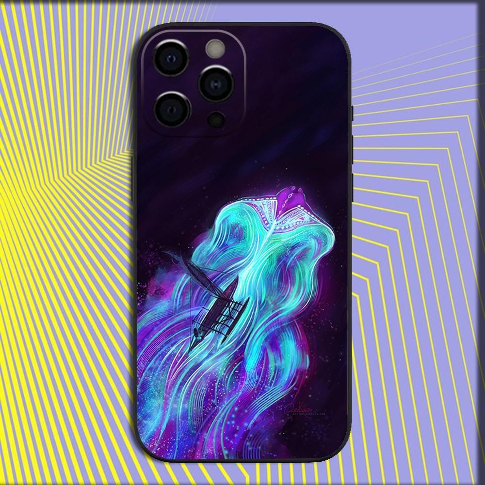 Fish Cool Manta Ray Phone Case For iPhone 16,15,14,13,12,11,Pro,X,XS,Max,XR,Plus,Mini Soft Black Cover