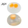 TPR Yolk Squeeze Toy 1/2/3Pcs Clear Egg Anxiety Education Single Double Anti-anxiety Fidget Soft Stretchy Stress Ball Party Favors Sensory