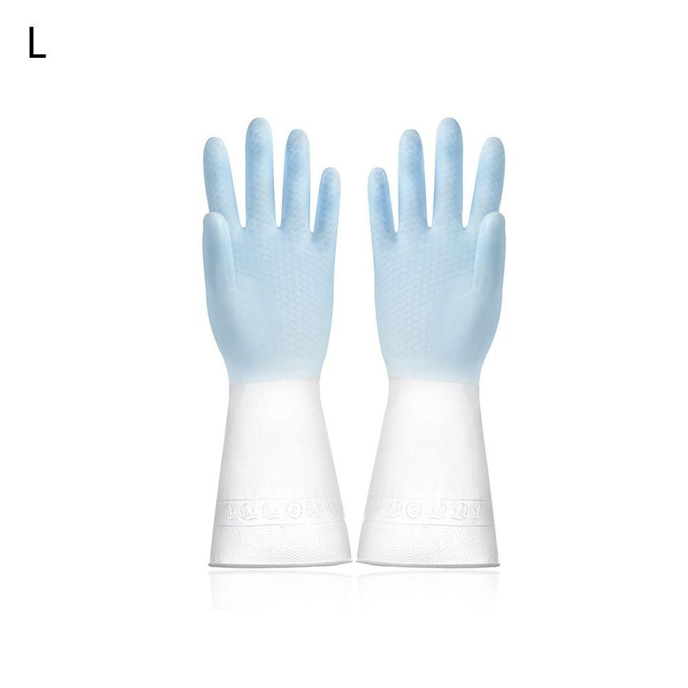 Durable Household Cleaning Gloves Anti-slip Rubber Gloves Gifts Kitchen Dishwashing Gloves