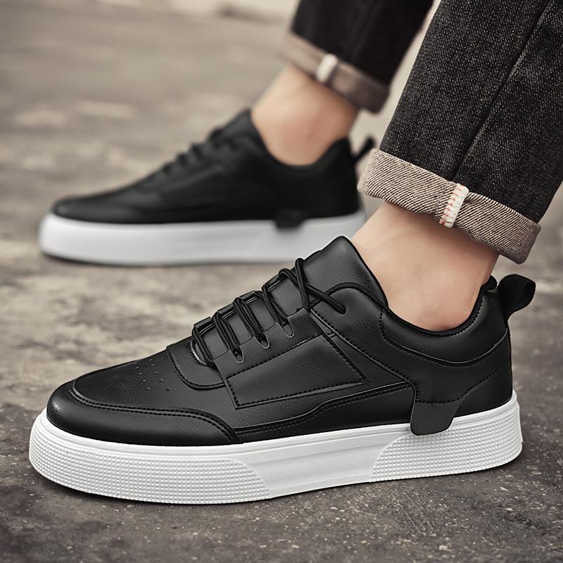 Новые весенние белые туфли, мужская обувь, низкая модная обувь, универсальная повседневная спортивная обувь для мальчиков