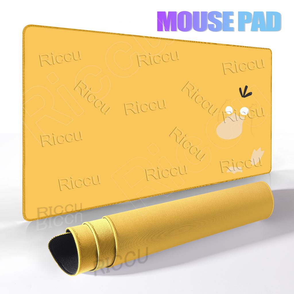 Gaming Mouse Pads P-Pokemon Psyduck Extended Anime PC Computer Gamer Anti-slip Desk Mats Offices Laptop Cute Lockedge Rubber Rug