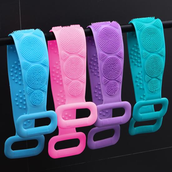 Silicone Back Scrubber Easy To Clean 5Mm Thick Design Double-Sided