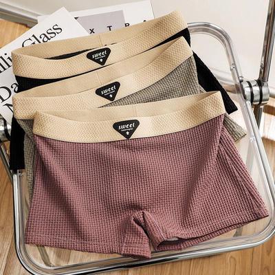 Женские боксеры из ледяного шелка: Со средней посадкой, удобные и дышащие защитные шорты