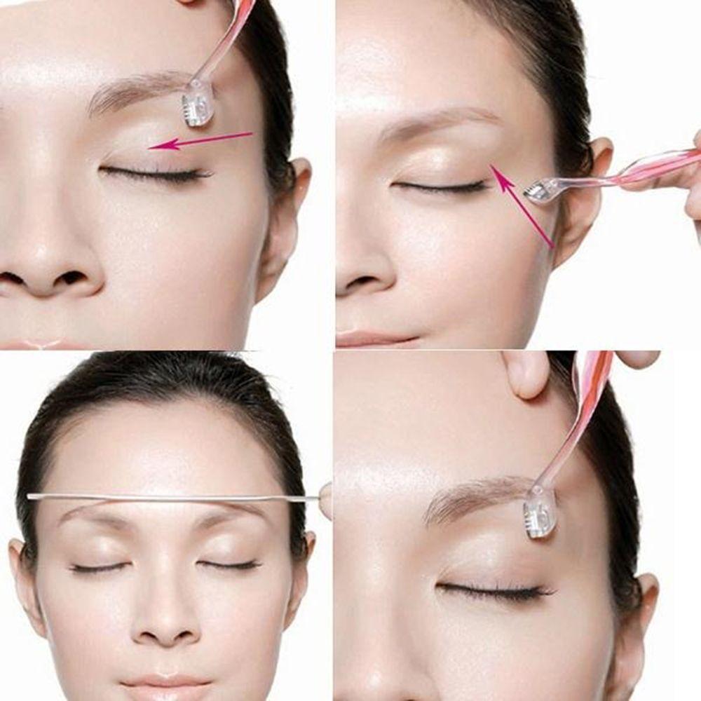 Лицо Макияж Бритва для бровей Нож для формирования бритвы Лезвие для удаления волос Триммер для губ Пинцет для бровей