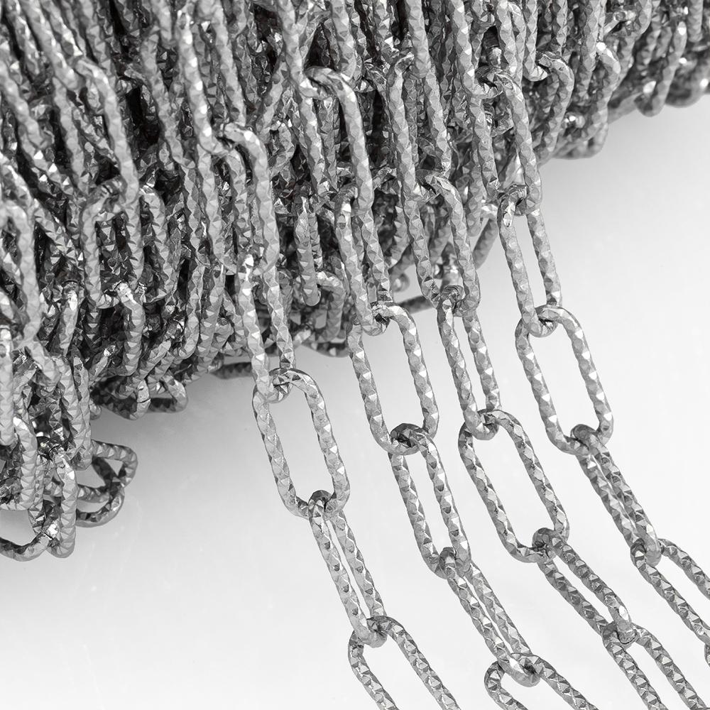 No Fade 1M Stainless Steel Cuban Keel Figaro Chain for Needlework DIY Chunky Necklace Bracelet Jewelry Making Materials Supplies