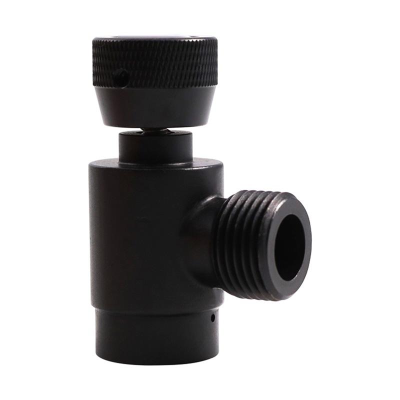 A20F-Black CO2 Cylinder Adapter Self-Made Beer Barrel Regulator TR21.4 To W21.8, CO2 Tank Accessories For Soda Manufacturer Mach