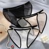 Women Panties Sexy Mesh Dots Underwear Knickers Female Seamless Briefs Lingerie Transparent Underpants KL130