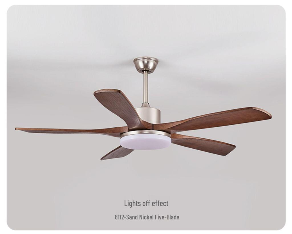 Modern Chinese-Style Ceiling Fan with Light for Living, Bedroom, and Dining Rooms