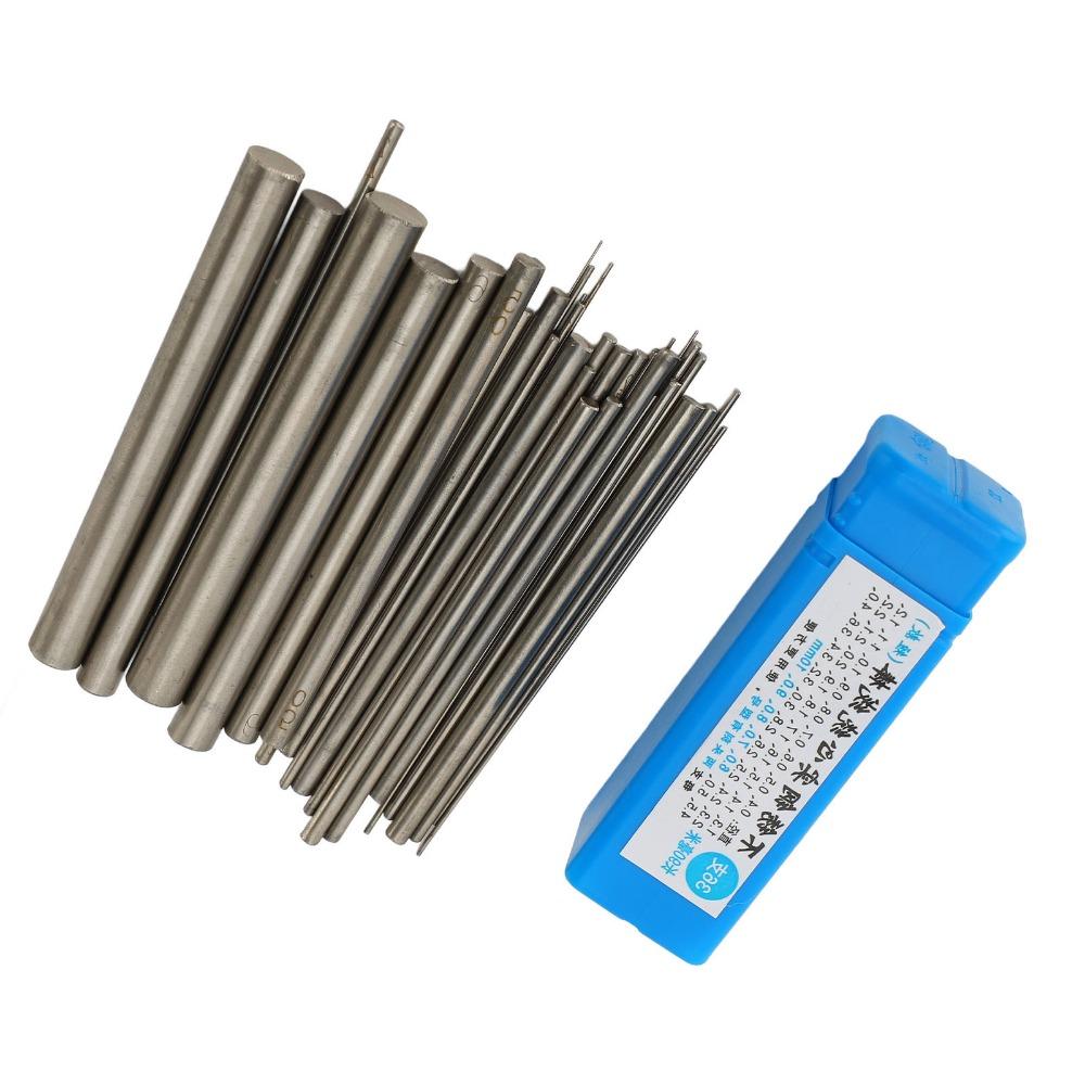 36PCS Solid Round Wire Winding Rod Multiple Sizes Round Metal Rod  Model Building