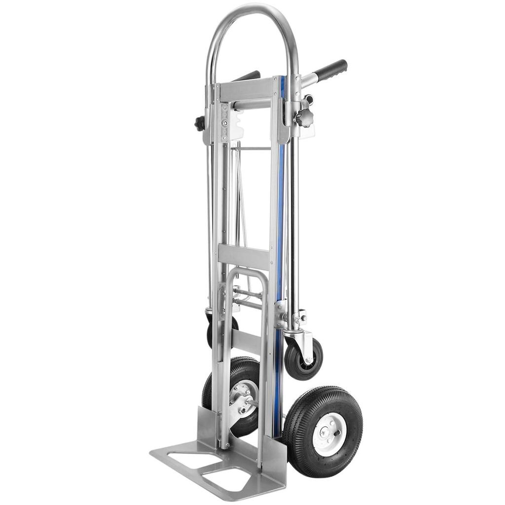 3 In 1 Aluminum Folding Sack Truck Hand Trolley Cart Car Heavy Duty Foldable