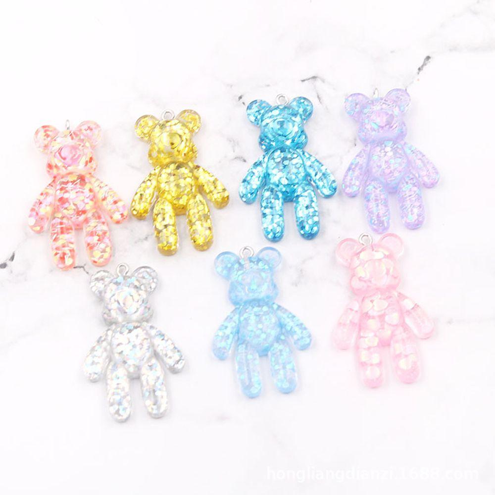 Accessories DIY Making Keyring Little Bears Pendant DIY Drop Necklace Bracelets Charm Bear Keychain