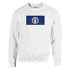 Sweat-shirt - PIXELFORMA - Drapeau Îles Mariannes Nord - Manches longues - Blanc - Mixte