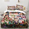 Nutcracker Christmas Tree Star Bedding Set  Duvet Cover Set 3D Print Comforter Cover Bedclothes for Boy Girl Bedding Sets Decor