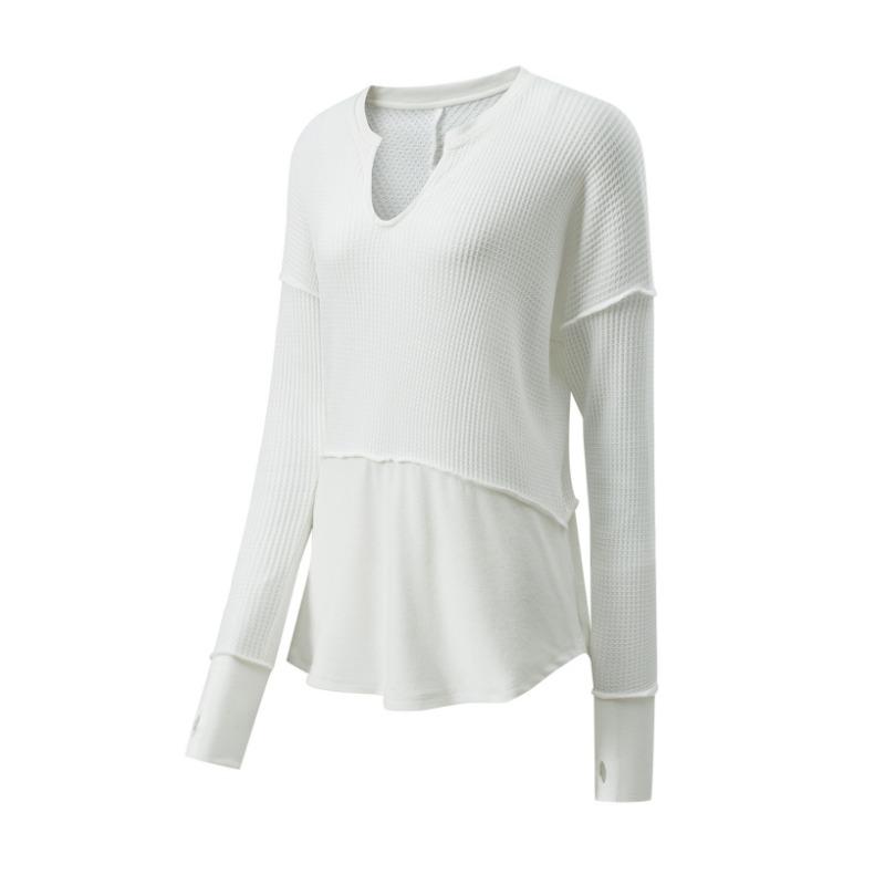 Осенне-зимняя женская повседневная рубашка с длинным рукавом, однотонная свободная толстовка в стиле пэчворк