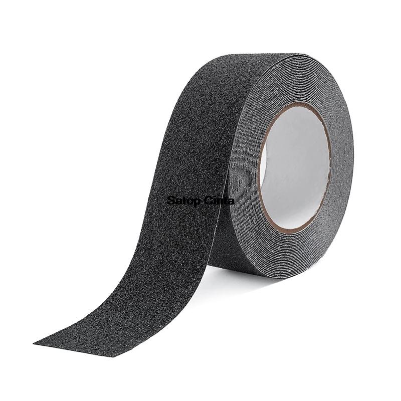 2.5cm/5cm/10cm*5m Black Anti Slip Traction Tapes Non-Slip Grip Friction Decals Waterproof Adhesive Strips For Stairs Tread Steps