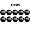 2/5/10pcs 14mm Car Emblem Remote Key Fob Radio Button Decal Sticker Decoration Replacement For f2 S Sline B8 B9 A6 C5 C6 C7 A7
