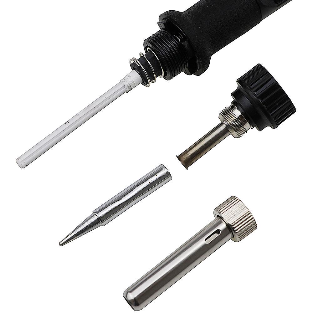 80W 220V/110V LCD Digital Display Temperature Adjustable Electric Soldering Iron Tip Tin Repair Tool
