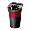 DZ512 Car Ashtray, Dedicated Holder for Gro Charging and Butt Container, Carbon Style, Red