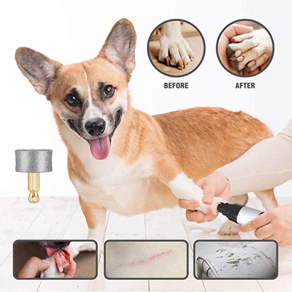 Copper Electric Nail Polisher Replacement Wear resistant Pet Nail Grinder Head  Pet Paws Grooming