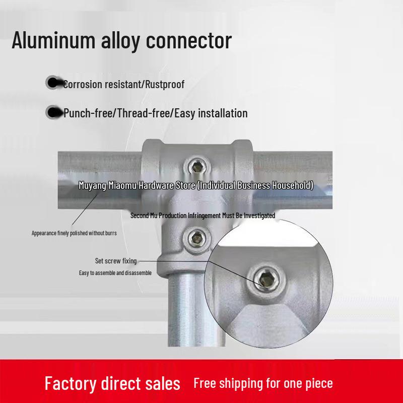 20/25/32mm Steel Pipe Connector: Galvanized 6-Point Round Elbow Joint Fastener