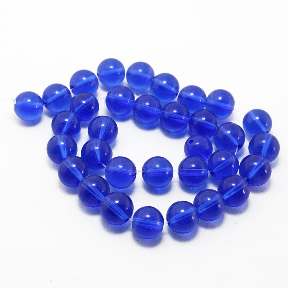 29-75шт стеклянные круглые бусины для изготовления ювелирных изделий DIY браслет-ожерелье