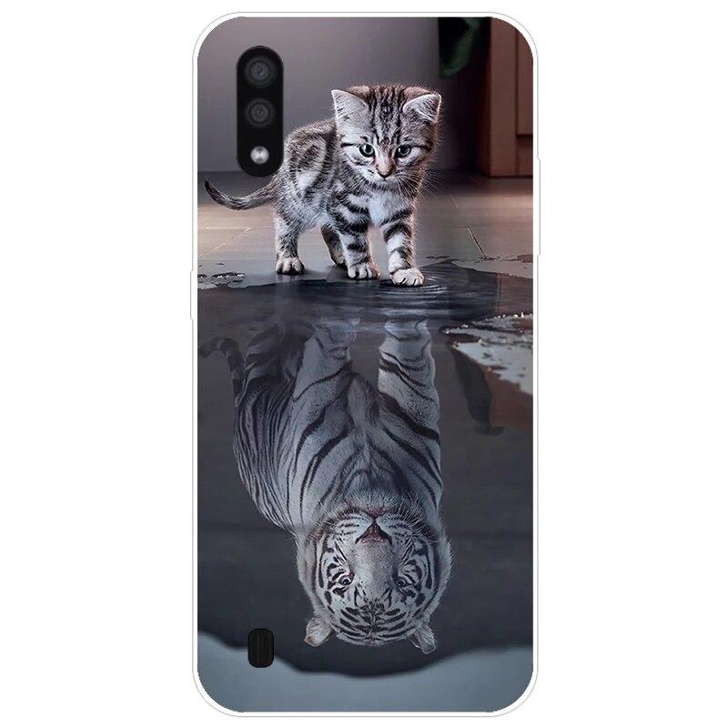 Чехол для Samsung M01, чехол из ТПУ 5,7 дюйма для Samsung Galaxy M01 M 01 SM-M015FZBDSER m015, задняя крышка для телефона, силиконовый чехол-бампер, принципиально