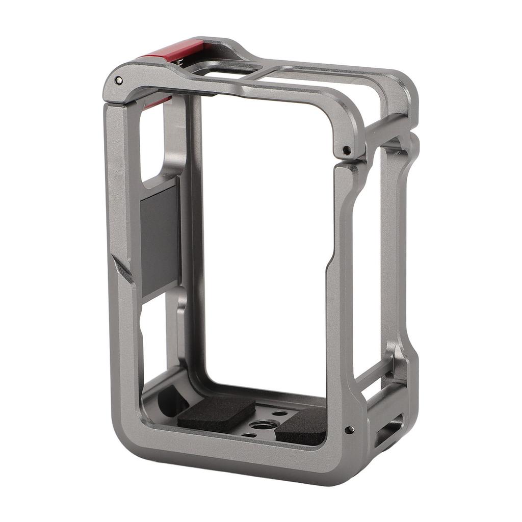 Action Camera Cage with Magnetic Base Anti Slip Pad Easy Disassembly Aluminum Alloy Protective Frame