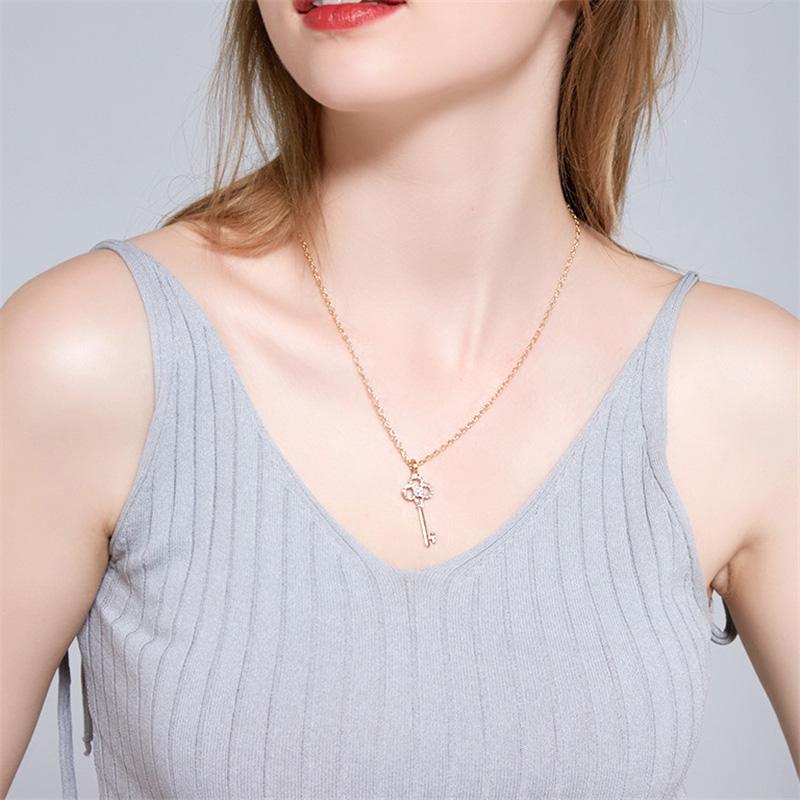 Винтажное мини-сердце на шее для женщин КОРОТКАЯ Цепочка Кулон-сердце-ключ Ожерелье Подарок Этническое Бохо Чокер