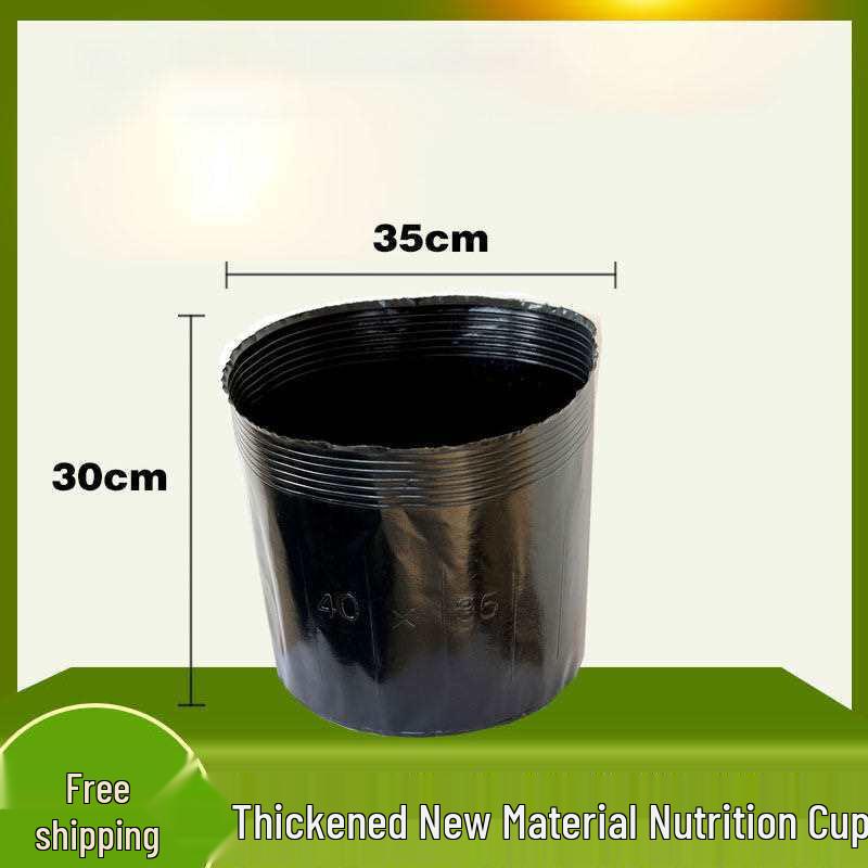 Thickened Plastic Seedling Pot - Large, Disposable, Nutrient-Rich for Agriculture & Flowers