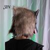 Durable Werewolf Gloves Realistic Claws Gloves, Furry Black Wolf Paw Costume Headgear, Halloween Cosplay Accessories Beast Animal Props for