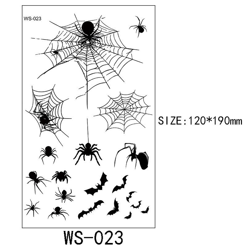 Хэллоуин Тату Наклейка Рана Шрам Ужас Смешной Костюм Вечеринка Наклейка на Лицо Тату