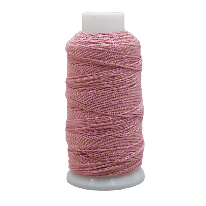 Большой рулон 100 г золотая хлопковая нить для ручного плетения 1,0 мм тибетская ручная веревка кисточка нить Diy Wenwan Bodhi специальная плетеная нить