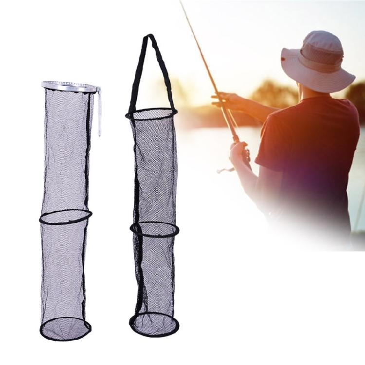 Net Baits Storage Cage for Keep Minnows Quick Dry Fishing Basket Bucket Foldable Fishing Net Holder