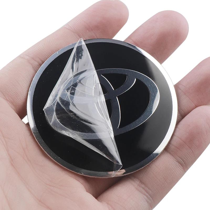 Toyota 2026 New Hub Caps 4Pcs 60MM Car Wheel Center Hub Caps Badge Tire Rim Covers Toyota TRD Corolla Avalon Car Sticker