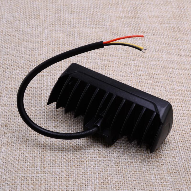 2Pcs 9-30V 10W 8LED Work Light Bar Spotlight Headlight Universal For Car Truck Motorcycle Boat Off-road SUV ATV UTV