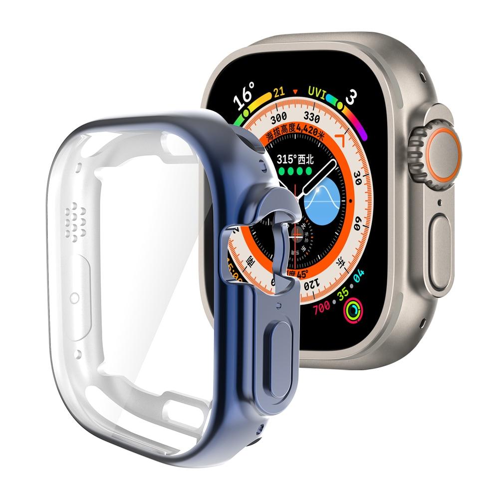 Для Apple Watch Series 8 Ultra/Pro 49 мм чехол для часов в комплекте Мягкая защитная пленка из ТПУ для iWatch 7 41/45 мм